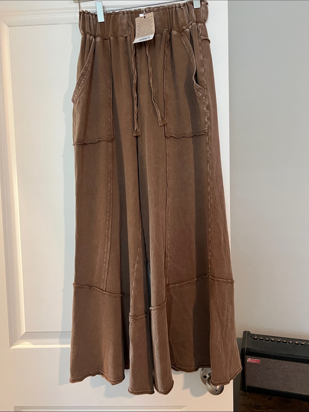 Easel Mineral Wash Wide Leg Pants - NWT